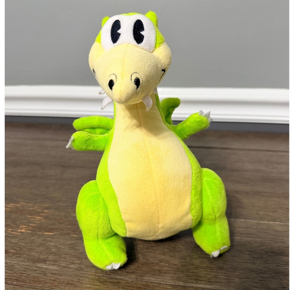 Cuphead Grim Matchstick Dragon Plush StudioMDHR Green Video Game Toy 9" 2023